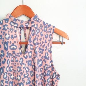 {Newbury Kustom} leopard print choker dress